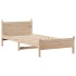 Estructura de cama sin colchón madera maciza de pino 90x200
