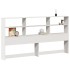 Cabecero de cama almacenaje madera maciza pino blanco 200