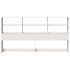 Cabecero de cama almacenaje madera maciza pino blanco 200