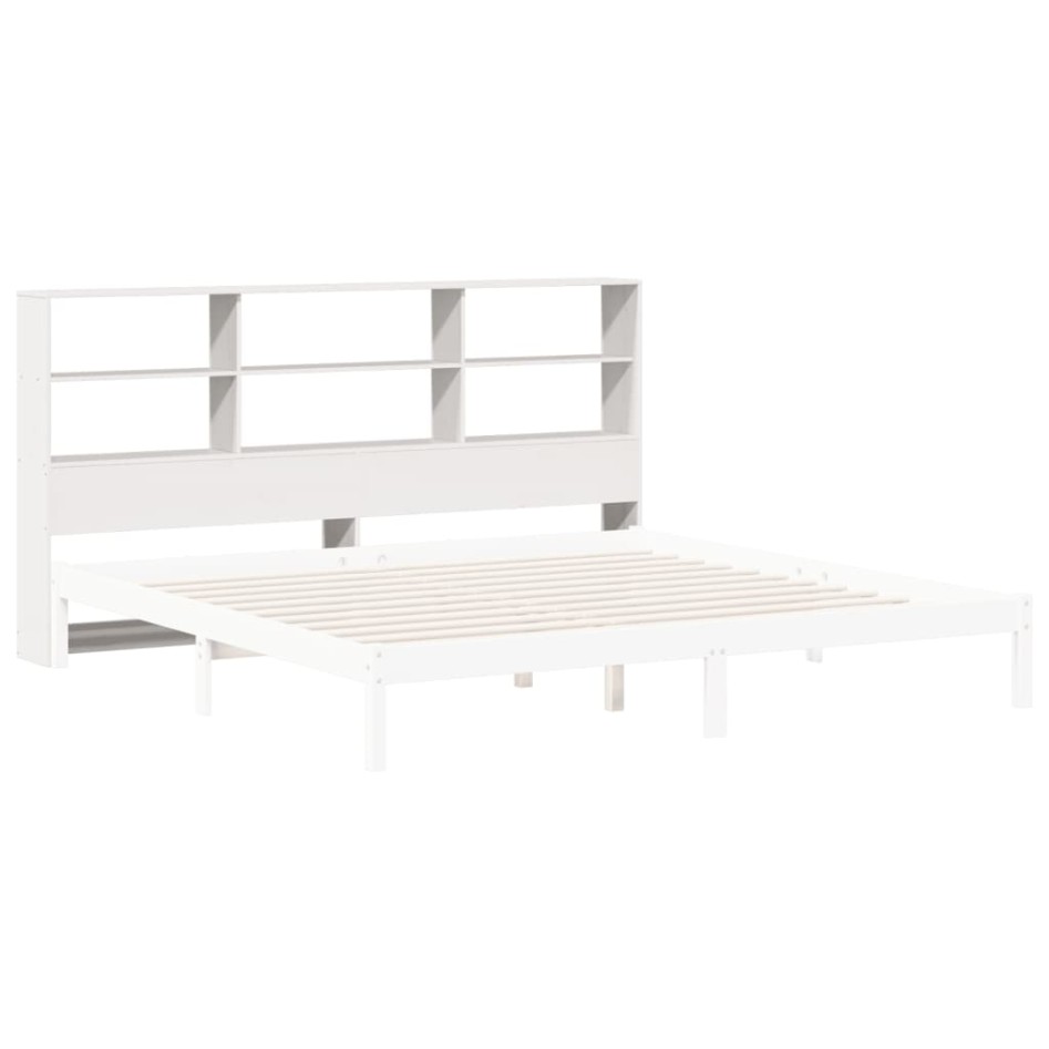 Cabecero de cama almacenaje madera maciza pino blanco 200