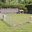 Recinto corral animales 48 paneles hierro galvanizado 54x60 cm