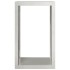 Leñero de acero inoxidable 60x40x100