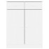 Mueble zapatero ALTA madera maciza de pino blanco 77x35x96