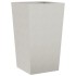 Jardineras 2 uds de acero inoxidable 45x45x75