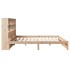 Cama con estantería sin colchón madera maciza de pino