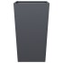 Jardineras 2 uds acero gris antracita 45x45x75