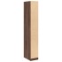 Armario madera de ingeniería color roble marrón 30x50x200