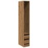Armario de madera de ingeniería roble artesanal 30x50x200