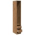 Armario de madera de ingeniería roble artesanal 30x50x200