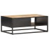 Mueble de TV puerta tallada madera de mango rugosa 90x55x36