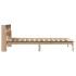 Cama con estantería sin colchón madera maciza de pino 90x190
