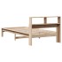 Cama con estantería sin colchón madera maciza de pino 90x190