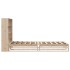 Cama con estantería sin colchón madera maciza 100x200