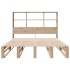 Cama con estantería sin colchón madera maciza 150x200