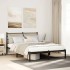 Estructura de cama sin colchón metal roble Sonoma 160x200