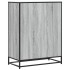 Zapatero madera de ingeniería y metal gris Sonoma 75x38x97,5