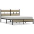 Estructura de cama sin colchón madera roble Sonoma 140x200