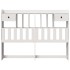 Cabecero de cama almacenaje madera maciza pino blanco 160