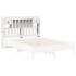 Cabecero de cama almacenaje madera maciza pino blanco 160