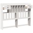 Cabecero de cama almacenaje madera maciza pino blanco 140
