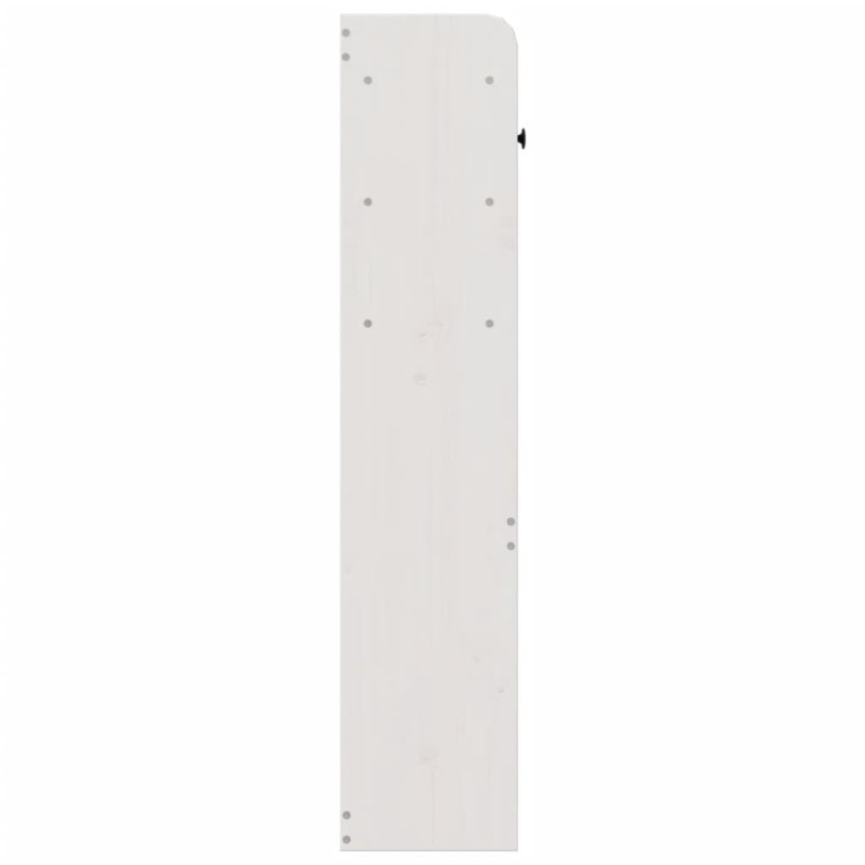 Cabecero de cama almacenaje madera maciza pino blanco 140