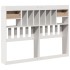 Cabecero de cama almacenaje madera maciza pino blanco 140