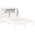 Cabecero de cama almacenaje madera maciza pino blanco 140