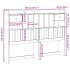 Cabecero de cama almacenaje madera maciza pino marrón 150