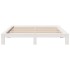 Cama sin colchón madera maciza de pino blanca 180x200