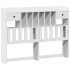 Estructura de cama sin colchón madera de pino blanca 150x200