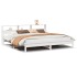 Cama sin colchón madera maciza de pino blanca 180x200