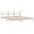Cama sin colchón madera maciza de pino blanca 180x200