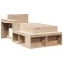 Estructura de cama sin colchón madera maciza de pino 80x200
