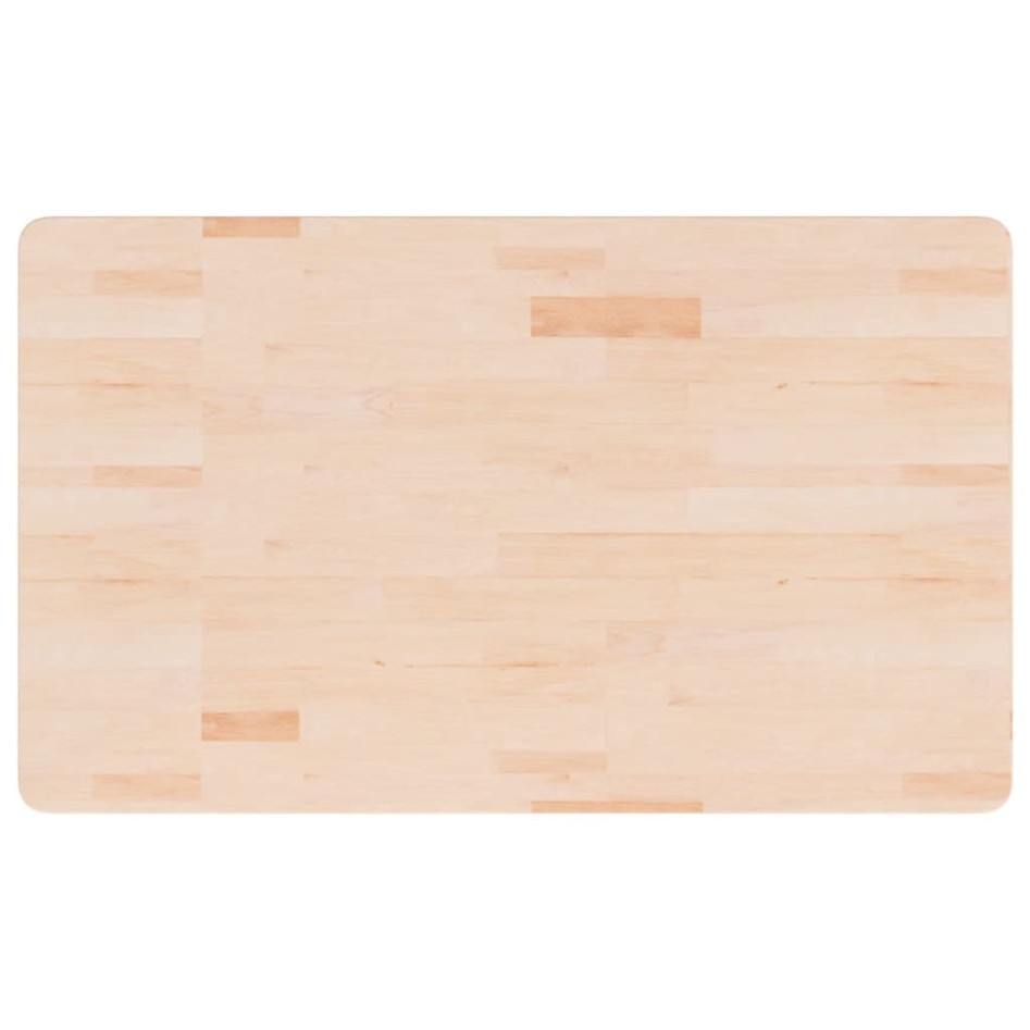 Banco de trabajo rectangular madera maciza 100x60x(71,5-98)