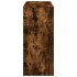 Mesa alta con estante roble ahumado 124x46x103,5