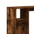 Mesa alta con estante roble ahumado 124x46x103,5