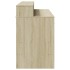 Escritorio con LED madera ingeniería roble Sonoma 120x55x91