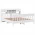 Cama sin colchón madera maciza de pino blanca 180x200