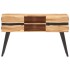 Aparador de madera maciza de acacia 120x30x75