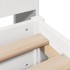 Cama sin colchón madera maciza de pino blanca 180x200