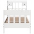 Estructura cama sin colchón madera maciza pino blanca