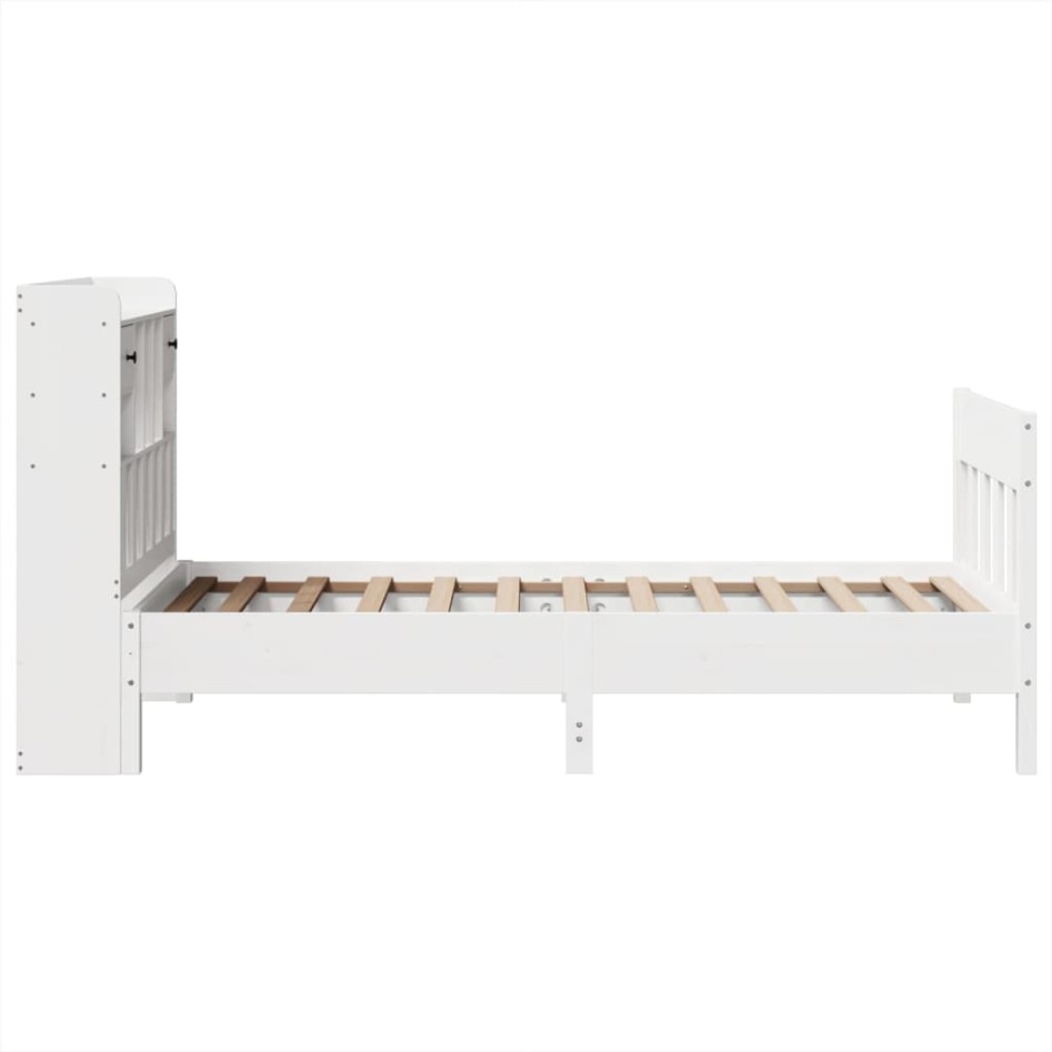 Estructura cama sin colchón madera maciza pino blanca
