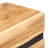 Aparador de madera maciza de acacia 120x30x75