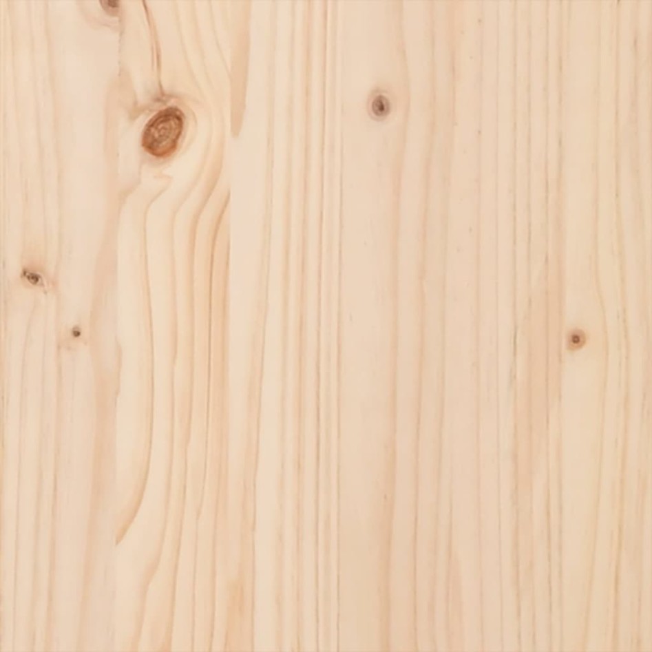 Cama con estantería sin colchón madera maciza de pino