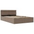 Cama canapé hidráulica almacenaje sin colchón taupe 120x200