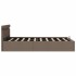 Cama canapé hidráulica almacenaje sin colchón taupe 120x200