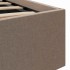 Cama canapé hidráulica almacenaje sin colchón taupe 120x200