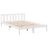 Cama extralarga sin colchón madera maciza pino blanco