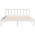 Cama extralarga sin colchón madera maciza pino blanco
