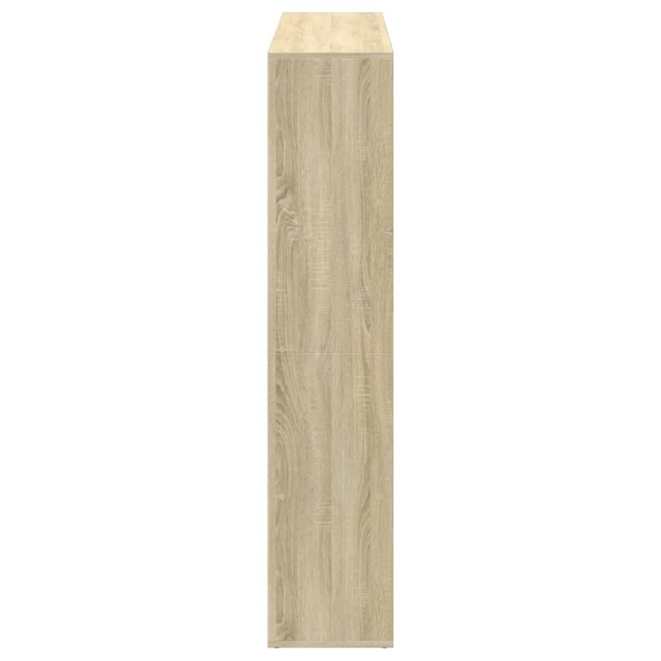 Estantería madera de ingeniería roble Sonoma 137,5x29x137,5